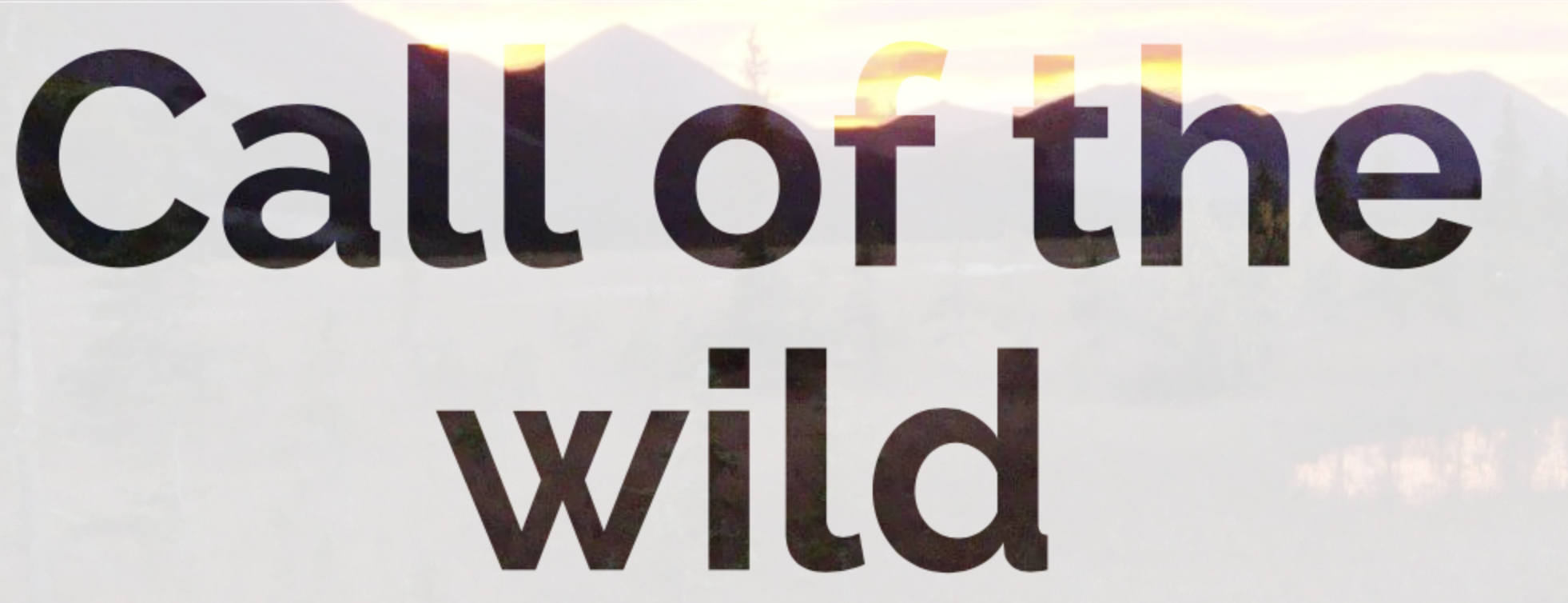 Call of the Wild
