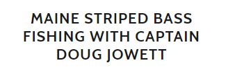 Captain Doug Jowett