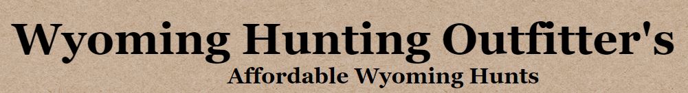 Wyoming Hunting Outfitter's